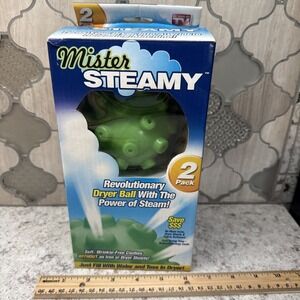 Mister Steamy Dryer Balls, 2pk, As Seen On TV Product, Unused 2010